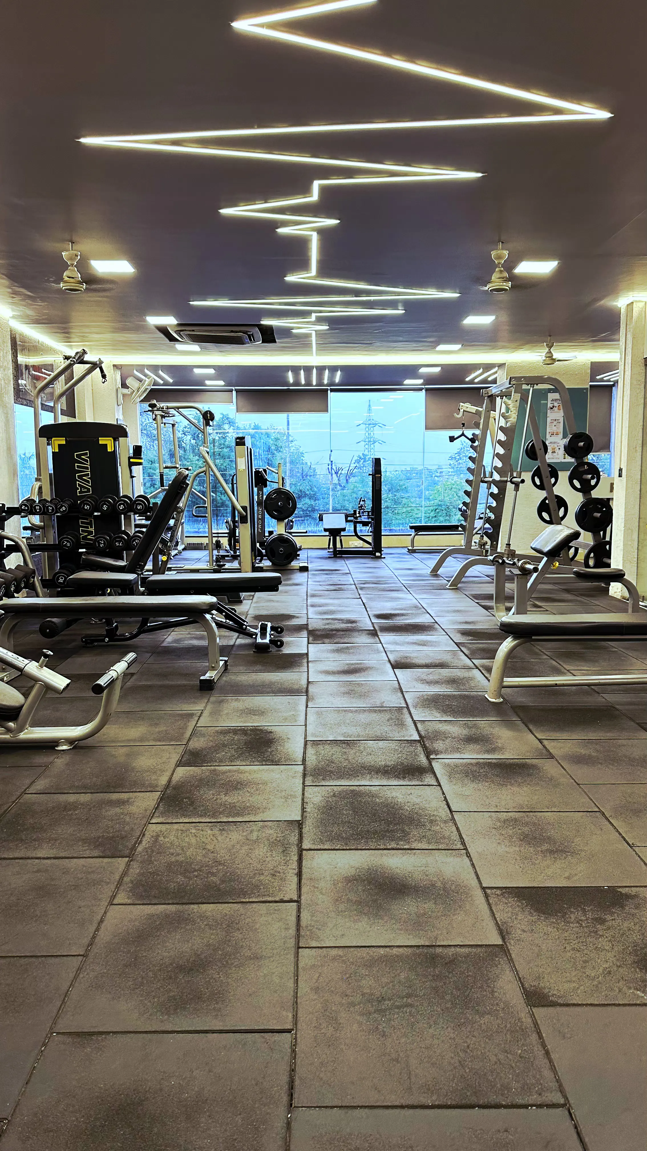 Members training on the KORR.fit gym floor