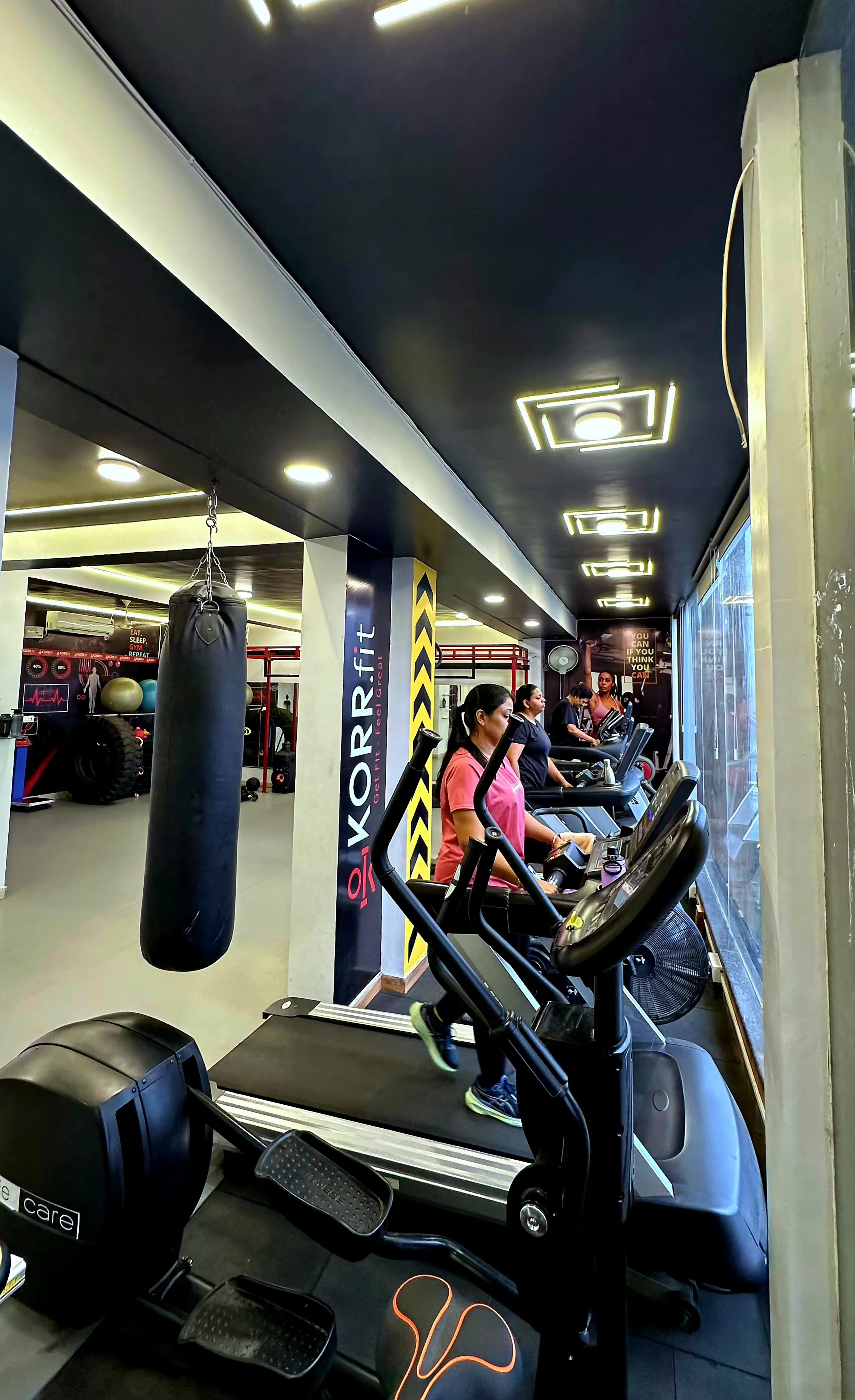Members working out at KORR.fit Jaipur