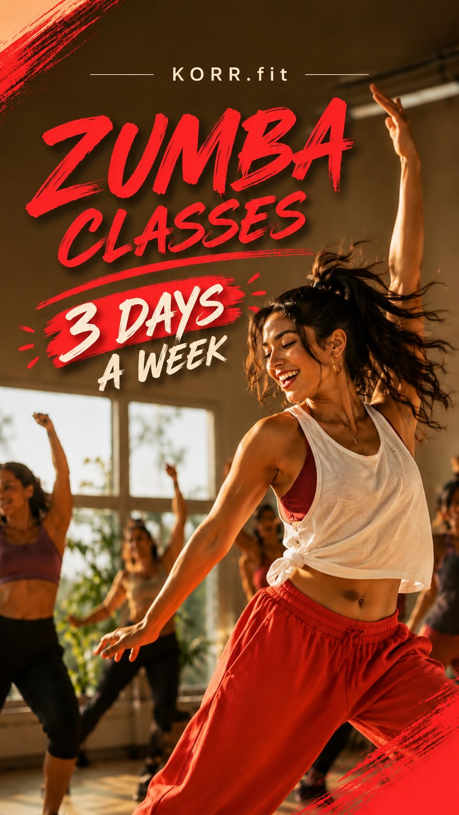 Zumba Classes — 3 Days A Week poster