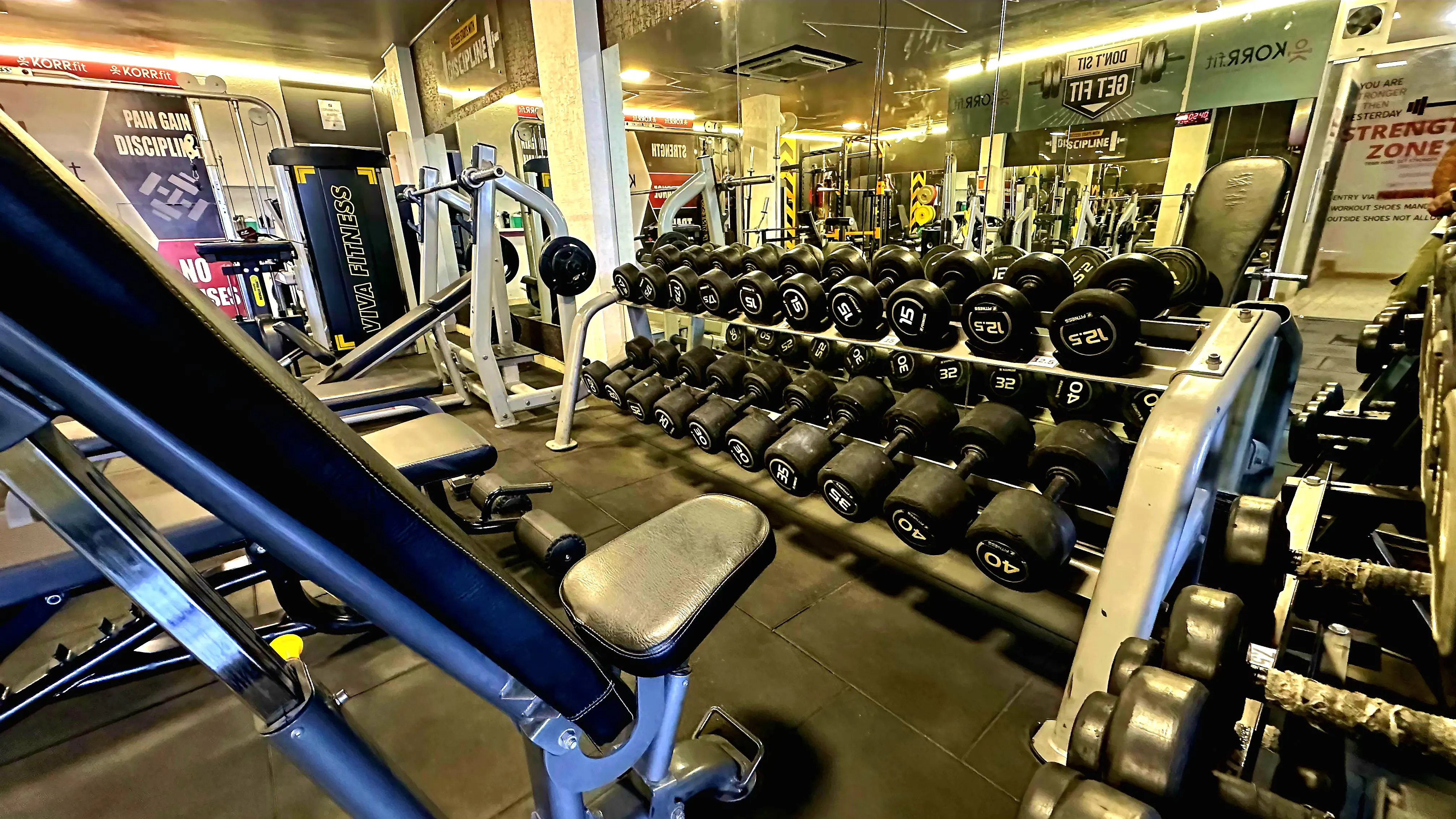 Functional training area at KORR.fit